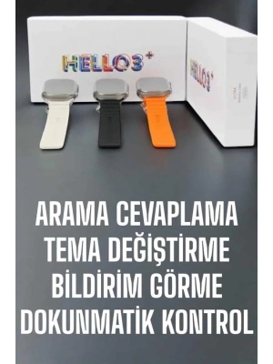 Akıllı Saat Yeni Nesil Sesli Asistan Uyku ve Sağlık Takibi Adımsayar