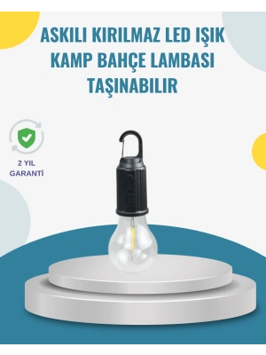 Akıllı Sensörlü USB Şarjlı Kamp Lambası