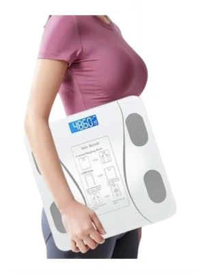 Akıllı Tartı Bluetooth Bağlantılı Yağ Ölçebilen Tartı Yeni Nesil