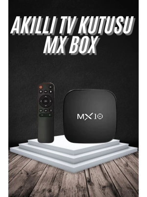 Akıllı TV kutusu Mx Box Android 7.1 TV kutusu 2.4G Wifi
