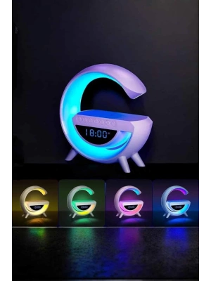 Android Uyumlu Akıllı Bluetooth Hoparlör Kablosuz Şarj Cihazı Standı