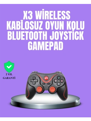 Android Uyumlu Gamepad X3 Game Stick Oyun Kolu Bluetooth Bağlantılı