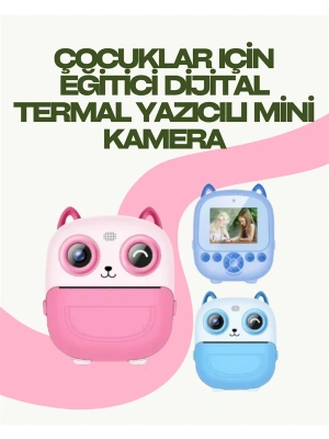 Anında Yazdıran Kamera – Çocuklara Uygun, Hafif ve Renkli