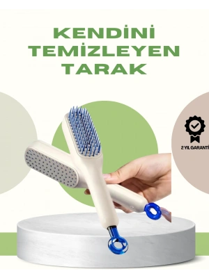 Anti-Statik Saç Tarağı – Kolay Temizlenebilir, Silikon Masaj Uçlu, Kompakt Boyut