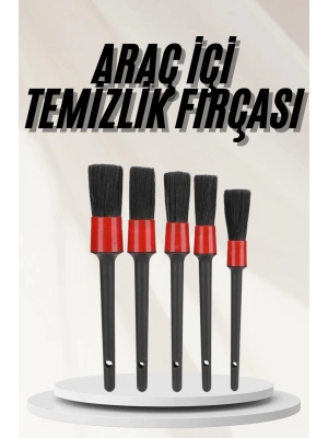 Araç İçi Led Aksesuar 5 Farklı Detaylı Araba Temizlik Fırçası Oto Temizleme Fırçası