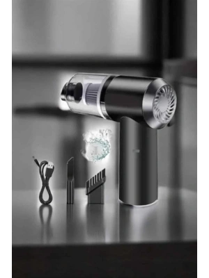 Araç İçi Süpürge Filtreli Şarjlı Süpürge Vakumlu Yıkanabilir