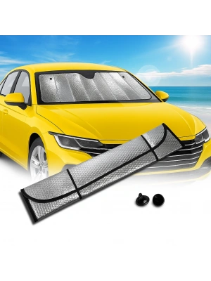 Araç Ön Cam Güneş Koruma Isı Önleyici Katlanabilir Model Fiat Egea Honda Civic Ford Focus Dacia Duster