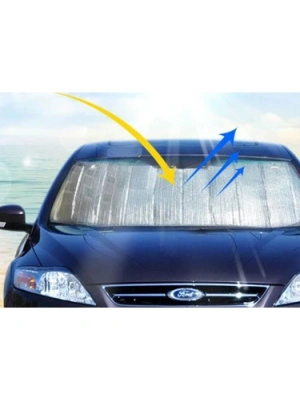 Araç Ön Cam Güneşlik Isı Yalıtımlı Katlanabilir Model Renault Megane Honda Civic Opel Astra Ford Focus