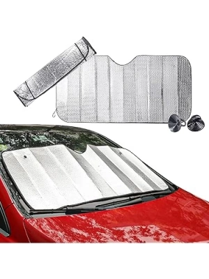 Araç Ön Cam Katlanabilir Güneşlik Isı Yansıma Önleyici Dacia Duster Honda Civic Ford Focus Skoda Superb