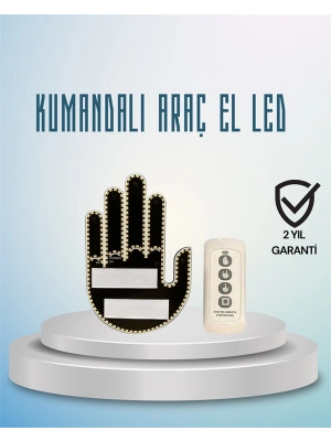 Aracınız İçin Eğlenceli ve Güvenli İletişim: LED Jest Lambası, Uzaktan Kumandalı, Kolay Montaj