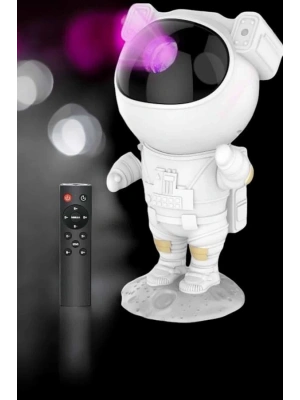 Astronot Bluetooth Hoparlör Gökyüzü Projektör Gece Lambası