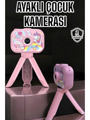 Ayaklı Mini Fotoğraf Makinesi Çocuk Için Eğitici Video Kamera (Kopya)