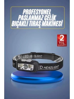 Ayarlanabilir Kafa Lambası Type-C Şarjlı Kompakt Kamp Lambası