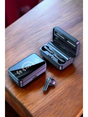 Aynalı Bluetooth Kulaklık Telefon Standlı Dijital Göstergeli