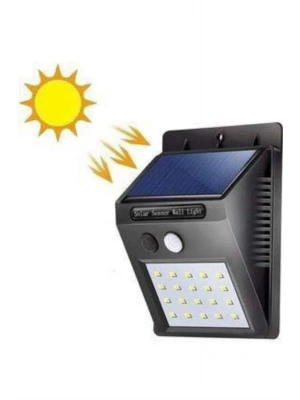 Bahçe Aydınlatması Güneş Enerjili Led Işık Lamba Sensörlü Dekoratif