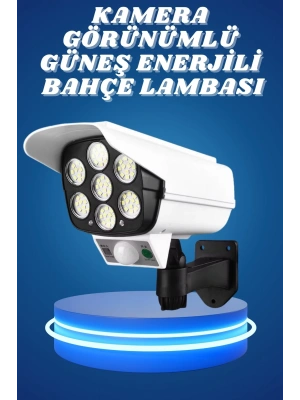 Bahçe Aydınlatması Hareket Sensörlü Led Aydınlatma Kamera Görünümlü
