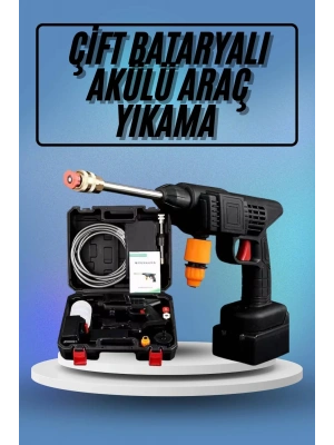 Bahçe Sulama Tabancası Makinesi Yüksek Basınçlı Akülü Yıkama Makinesi