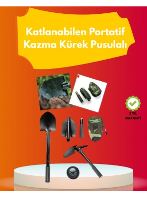 Bahçe ve Doğa Kullanımı için Metal Saplı Çok İşlevli Kürek – Anti-Kayma Tasarım