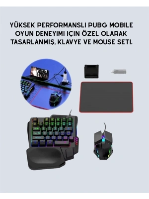 Bluetooth 5.3 Mobil Oyun Aksesuar Seti – PUBG Uyumlu