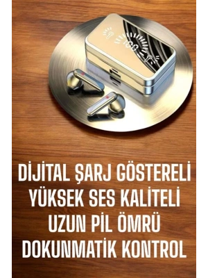 Bluetooth Bağlantılı Dijital Göstergeli Yüksek Ses Kaliteli Kulaklık