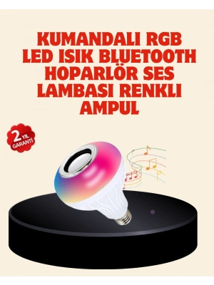 Bluetooth Bağlantılı RGB LED Ampul – Şık ve Fonksiyonel