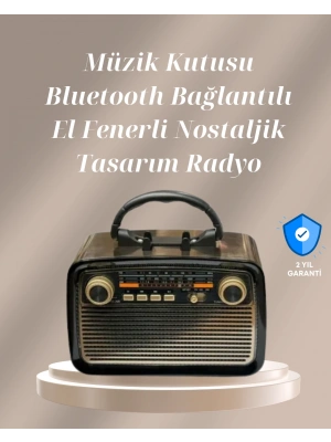 Bluetooth Bağlantılı Taşınabilir Hoparlör – FM/AM Radyo Özellikli, Şarj Edilebilir Batarya, 1 kg