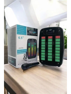 Bluetooth  Hoparlör Mikrofonlu Speaker Taşınabilir Şarjlı