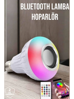 Bluetooth Hoparlör RGB LED Teknolojisi ile Müzik ve Aydınlatma