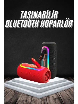 Bluetooth Hoparlör USB Şarjlı Uzun Pil Ömrü Android ve İOS Uyumlu Renkli