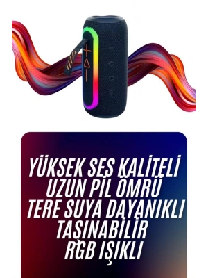 Bluetooth Hoparlör Uzun Pil Ömrü Taşınabilir Yüksek Ses Kaliteli