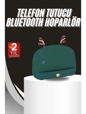 Bluetooth Hoparlör Uzun Pil Ömrü Yüksek Ses Kaliteli Kablosuz Telefon Tutma