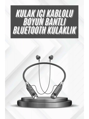 Bluetooth Kulaklık 120 Saat Kullanım Süresi Boyun Askılı Bluetooth Kablosuz Kulaklık