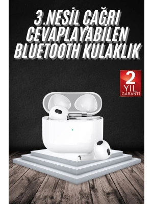 Bluetooth Kulaklık 3. Nesil Ios Android Uyumlu Yeni Nesil Wireless Charge