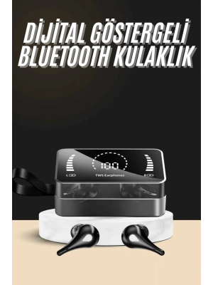 Bluetooth Kulaklık Anc Özelliği Powerbank Özelliği Aynalı Dijital Göstergeli