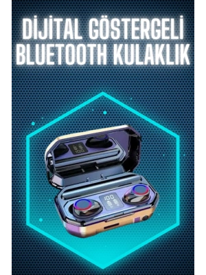 Bluetooth Kulaklık Android ve İOS Uyumlu ANC Özellikli Dijital Şarj Göstergeli