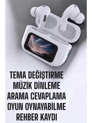 Bluetooth Kulaklık Kulakiçi Güçlü Ses Kaliteli Sesli Asistan