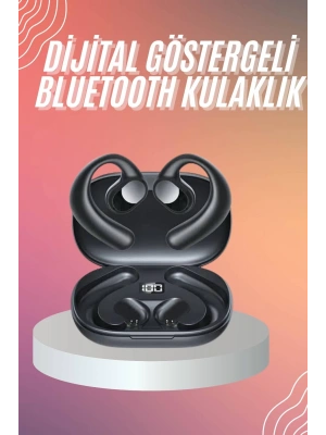 Bluetooth Kulaklık Küpeli Uzun Pil Ömrü Yüksek Ses Kaliteli Dijital Göstergeli