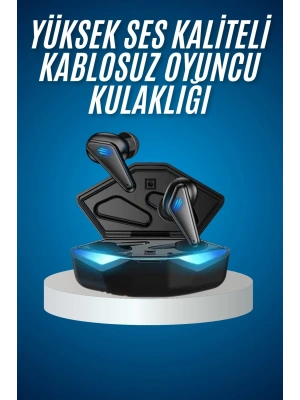 Bluetooth Kulaklık Oyuncu Kulaklığı RGB Işıklı Oyunlarda Düşük Gecikme