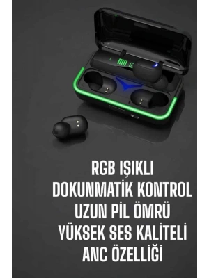 Bluetooth Kulaklık Powerbankli Yüksek Ses Kaliteli Şarj Göstergeli
