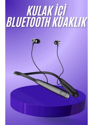 Bluetooth Kulaklık Şarj Göstergeli 100 Saat Şarj Kapasiteli Sporcu Kulaklık
