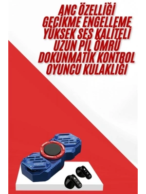 Bluetooth Kulaklık Stres Çarkı ANC Özellikli Gaming Kulaklık