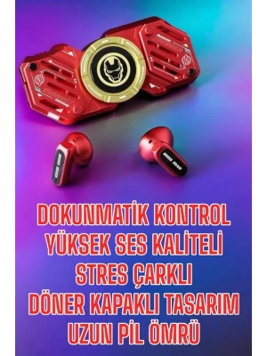 Bluetooth Kulaklık Stres Çarklı Döndürülebilir Uzun Şarj Süreli Oyuncu Kulaklığı