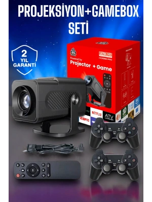 Bluetooth ve Yüksek Çözünürlükle Donatılmış Kompakt Projeksiyon Cihazı