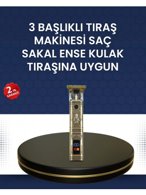 Burun ve Kulak İçin 2’si 1 Arada Tıraş Başlıklı Cihaz