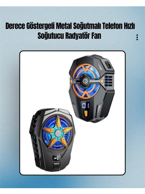Cep Telefonu Radyatörü – Type-C, 2 Vitesli, Sessiz Soğutma Fanı