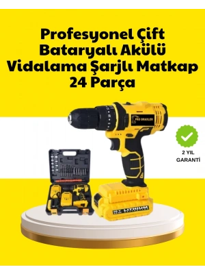 Çift Bataryalı 12V Akülü Matkap | 10 mm Metal, 20 mm Ahşap Delme Kapasitesi
