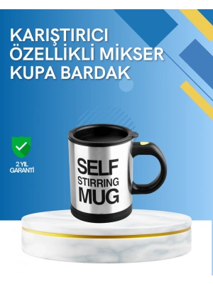 Çift Katmanlı Termos Özellikli Karıştırma Motorlu Kupa