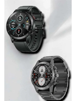 Çift Kordonlu Yüksek Çözünürlüklü Akıllı Saat Uyku İzleyici & Spor Modları