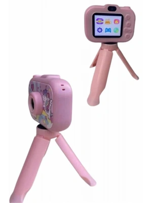 Çocuk Için Eğitici Video Kamera Ayaklı Mini Fotoğraf Makinesi