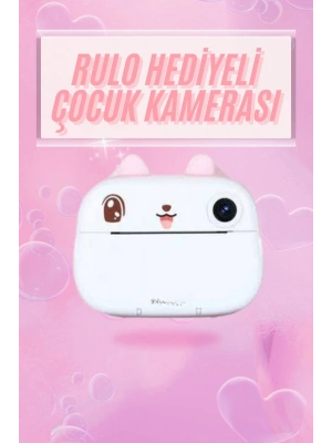 Çocuklar İçin Özel Fotoğraf Makinesi Farklı Desen Seçenekli 3 Adet Rulo